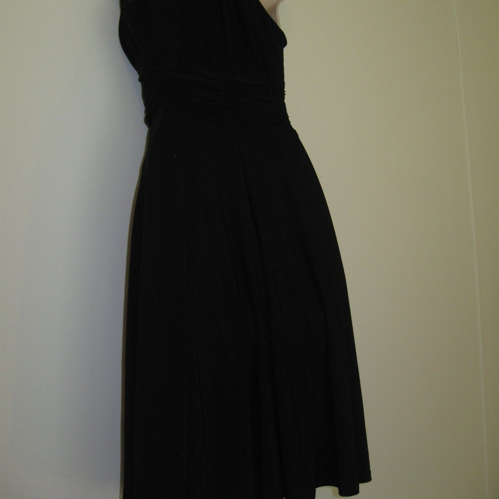 NEW STRETCY EVAN PICONE CLASSIC BLACK DRESS 4P - Picture 7 of 8